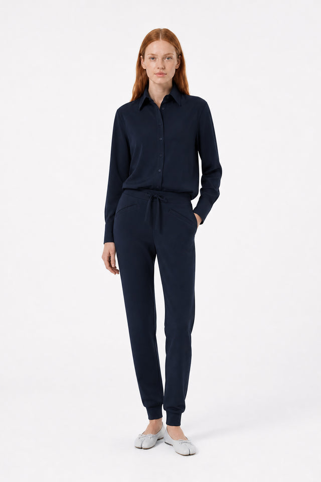Ivona Bluse technical jersey | Blue