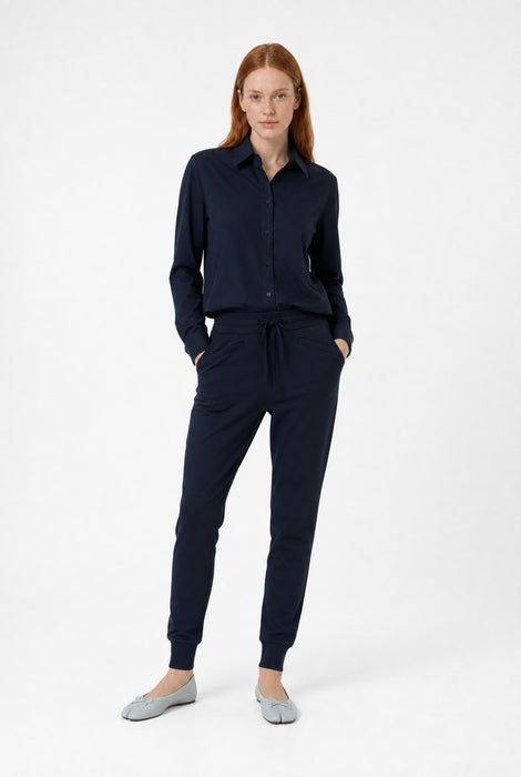 Ivona Bluse technical jersey | Blue