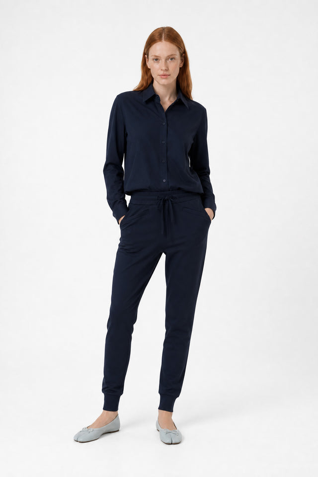 Ivona Bluse technical jersey | Blue