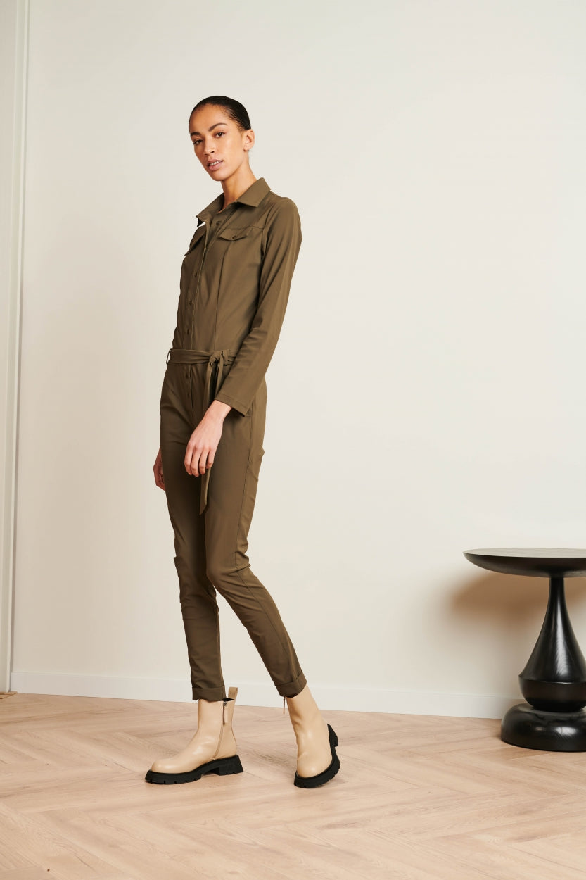 Jumpsuit Sesile/1 Technical Jersey | Army