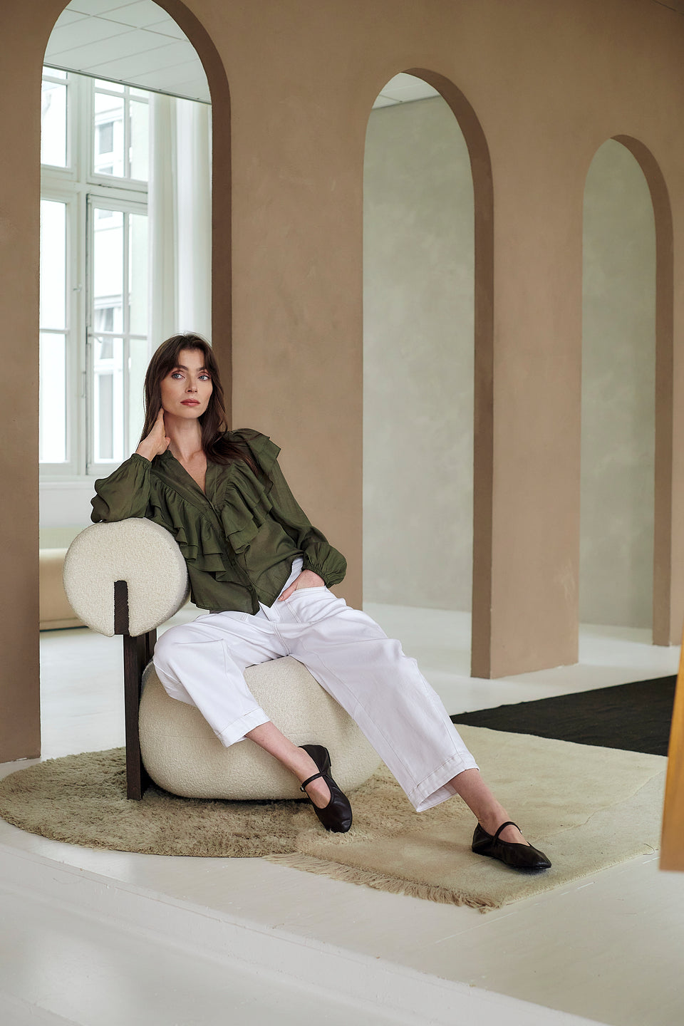 Beny viscose Blouse | Army