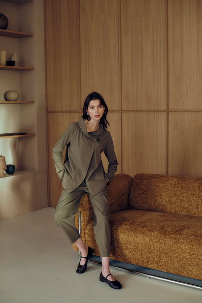 Carly bengalina jacket | Army