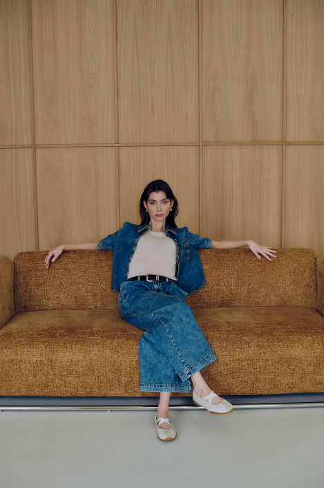 Amaya hopcar loose jeans | Random Blue