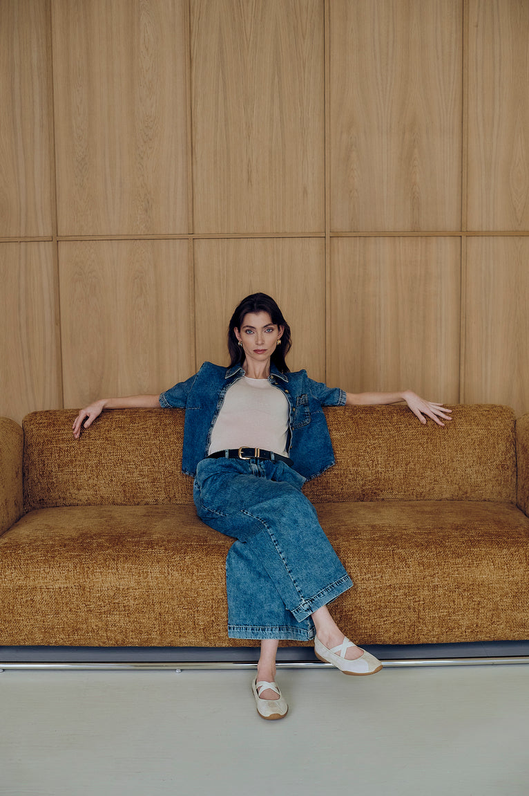 Amaya hopcar loose jeans | Random Blue