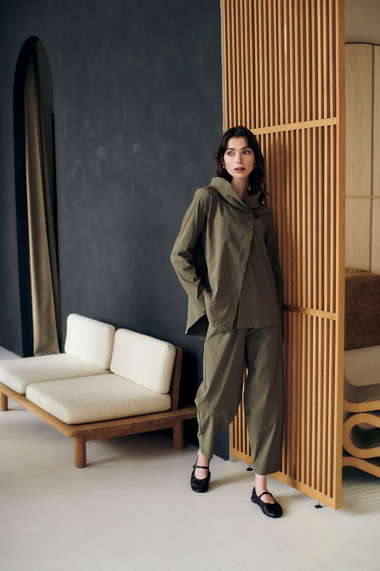 Faggio bengalina pants | Army