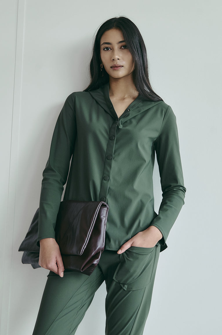 John strech technical jersey pants | Army