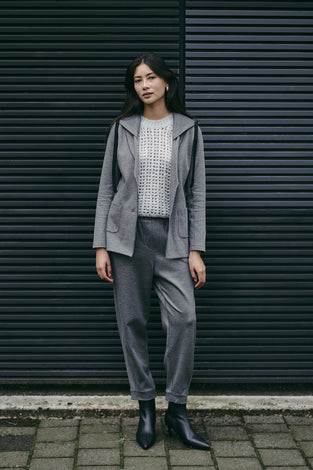 Emy hoody blazer | Dark Grey