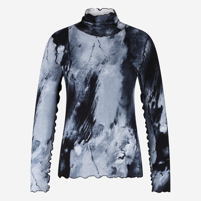 Janice allover print top | Allover