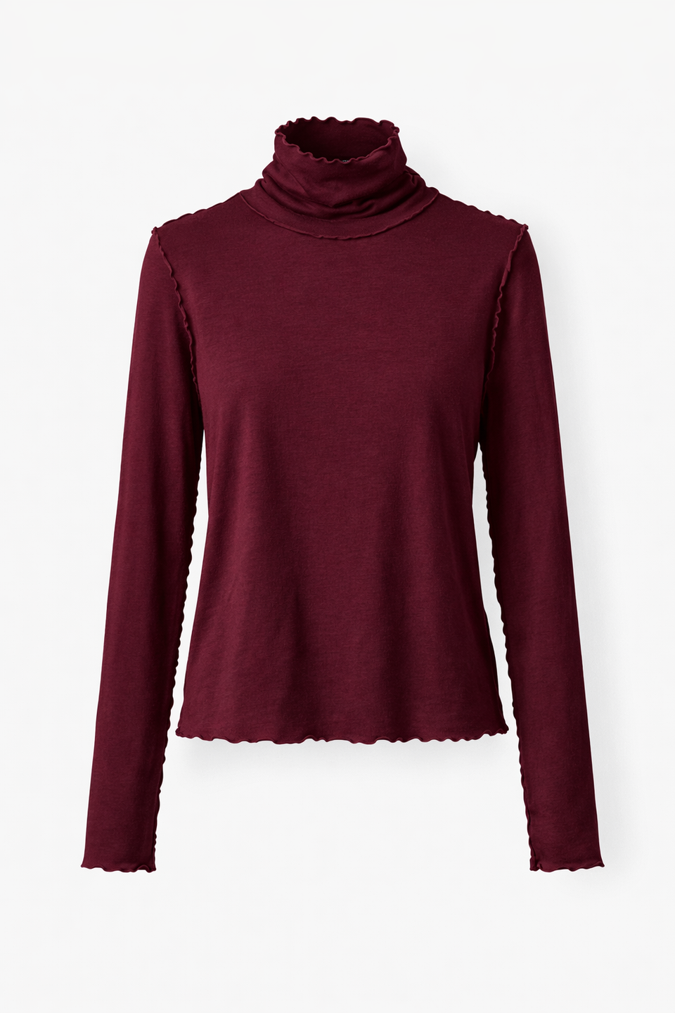 Janice viscose top | Bordeaux