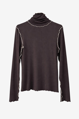 Janice viscose top | Brown