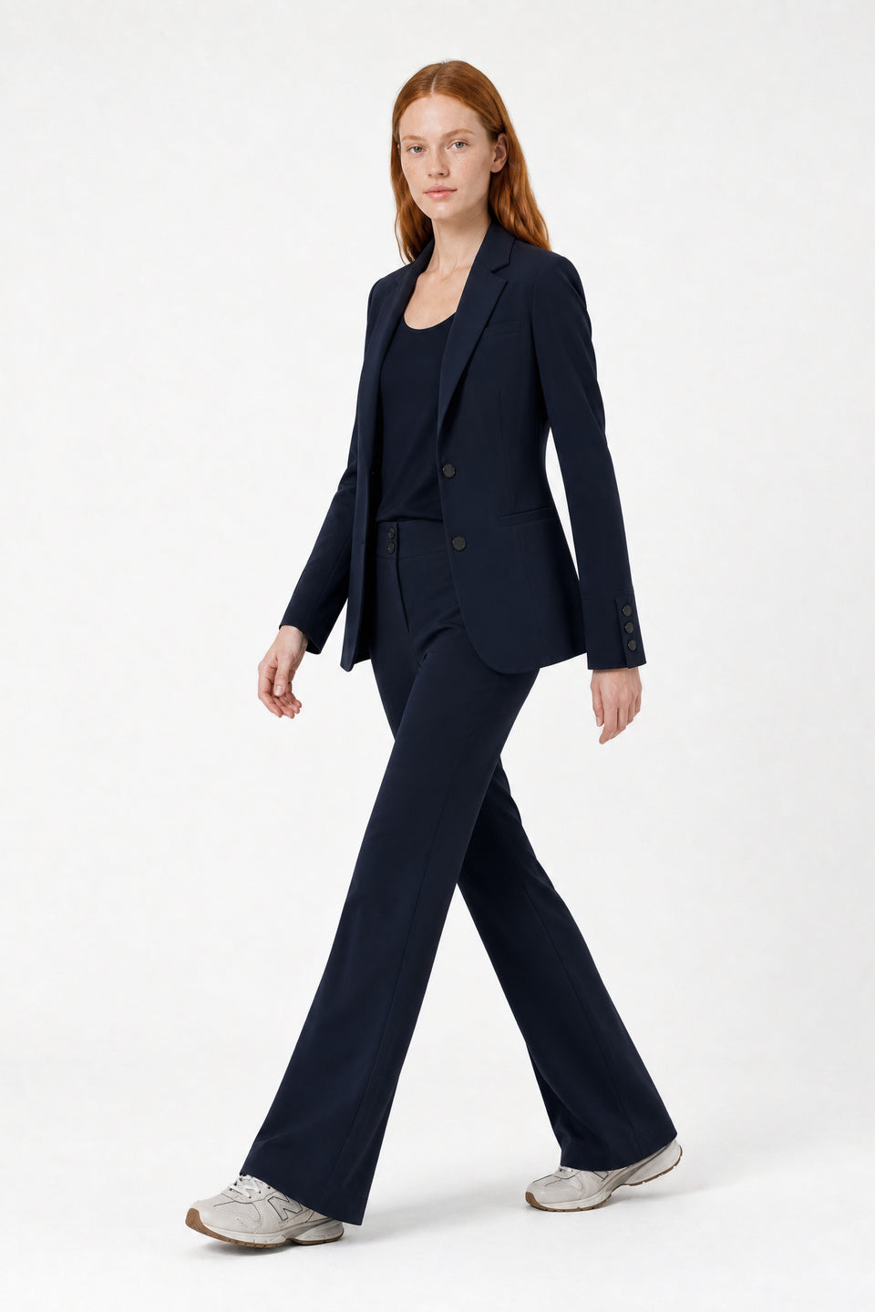Linda broek technical jersey | Blue