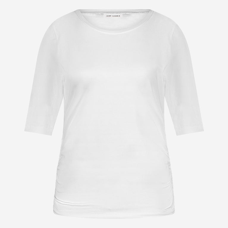 Ciyve cotton elastene top | White