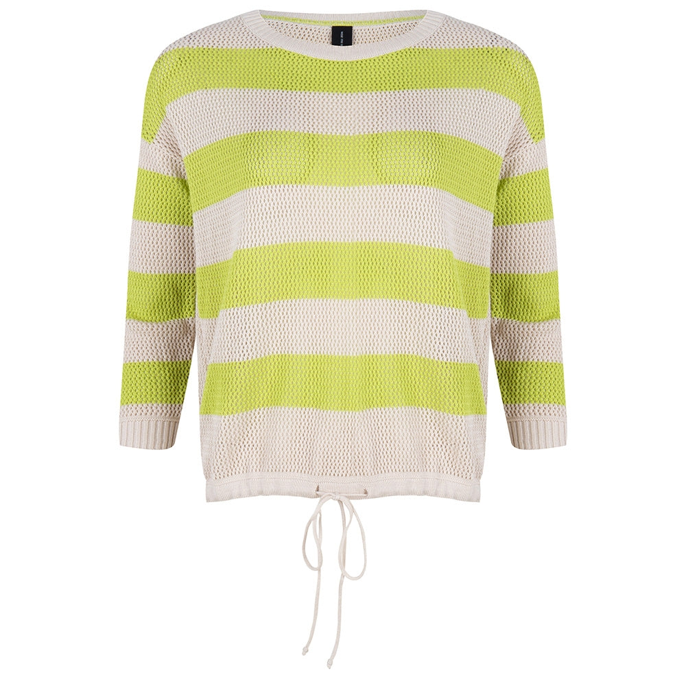 Bardot Stripe Sweater | Ecru