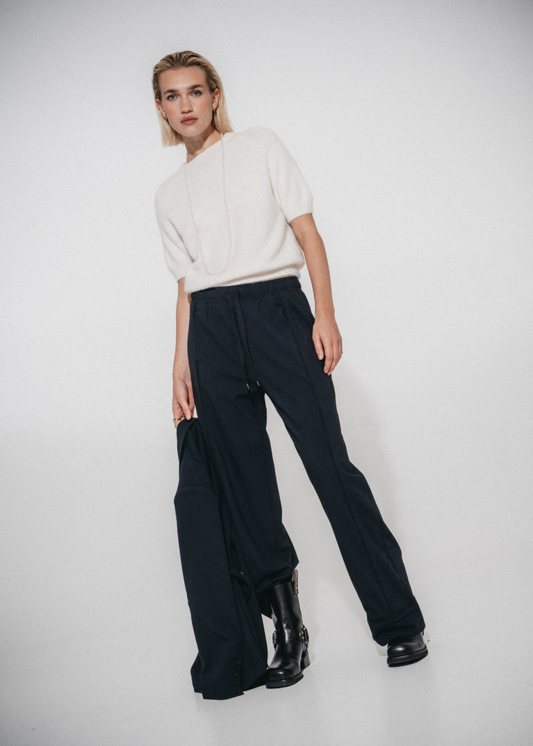 Serafina wide-leg pants | Dark Blue