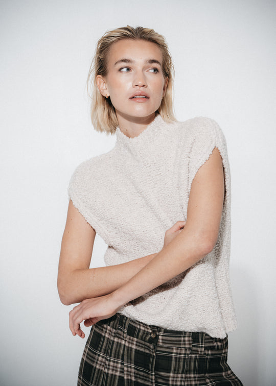 Coarse Boucle vest