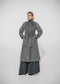 Long alveare coat 61633 | Grigio medio