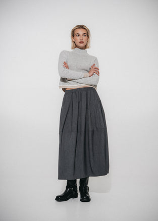 June viscose skirt | Grey