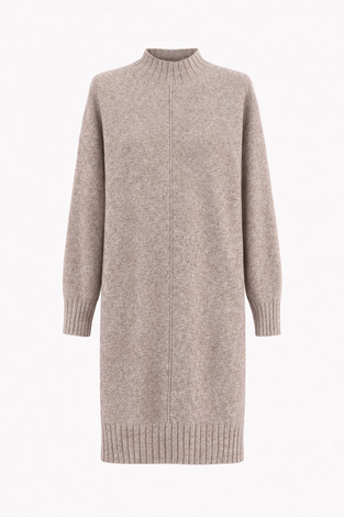Long pullover viscose blend 2068 | Light Brown