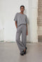 Lucciolo giulietta piquet broek | Grey