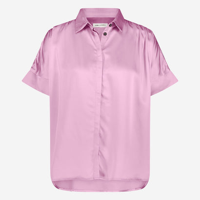 Romy rayon viscose blouse | Pink