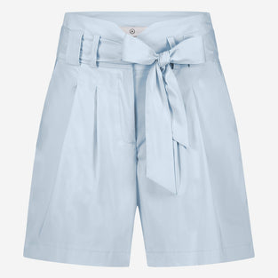Yana cotton mix shorts | Light Blue