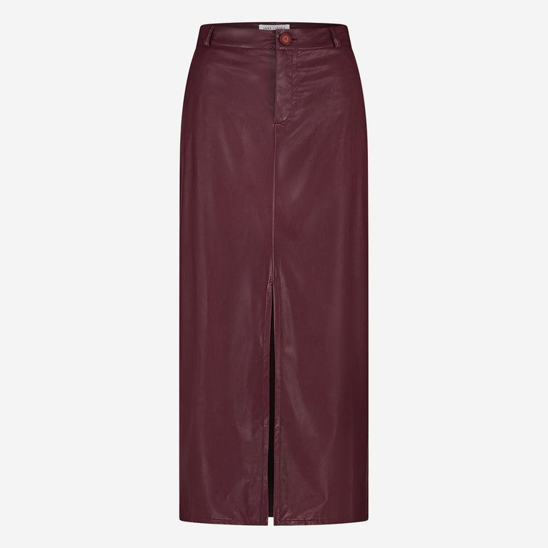 Rill Skirt | Bordo