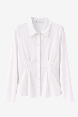 Marcellina blouse technical jersey | White