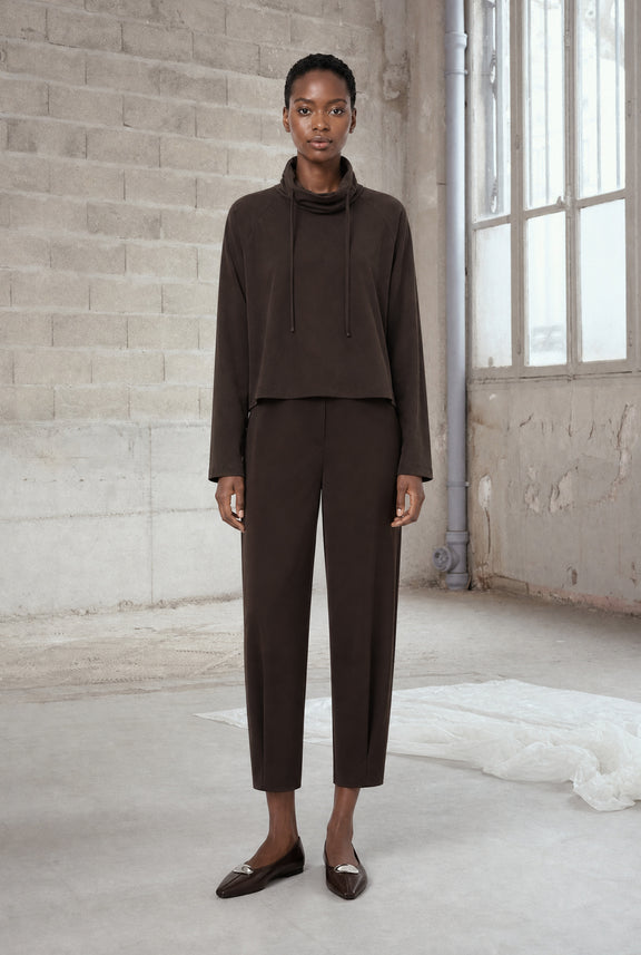 Umbretto broek technical jersey | Chocolate