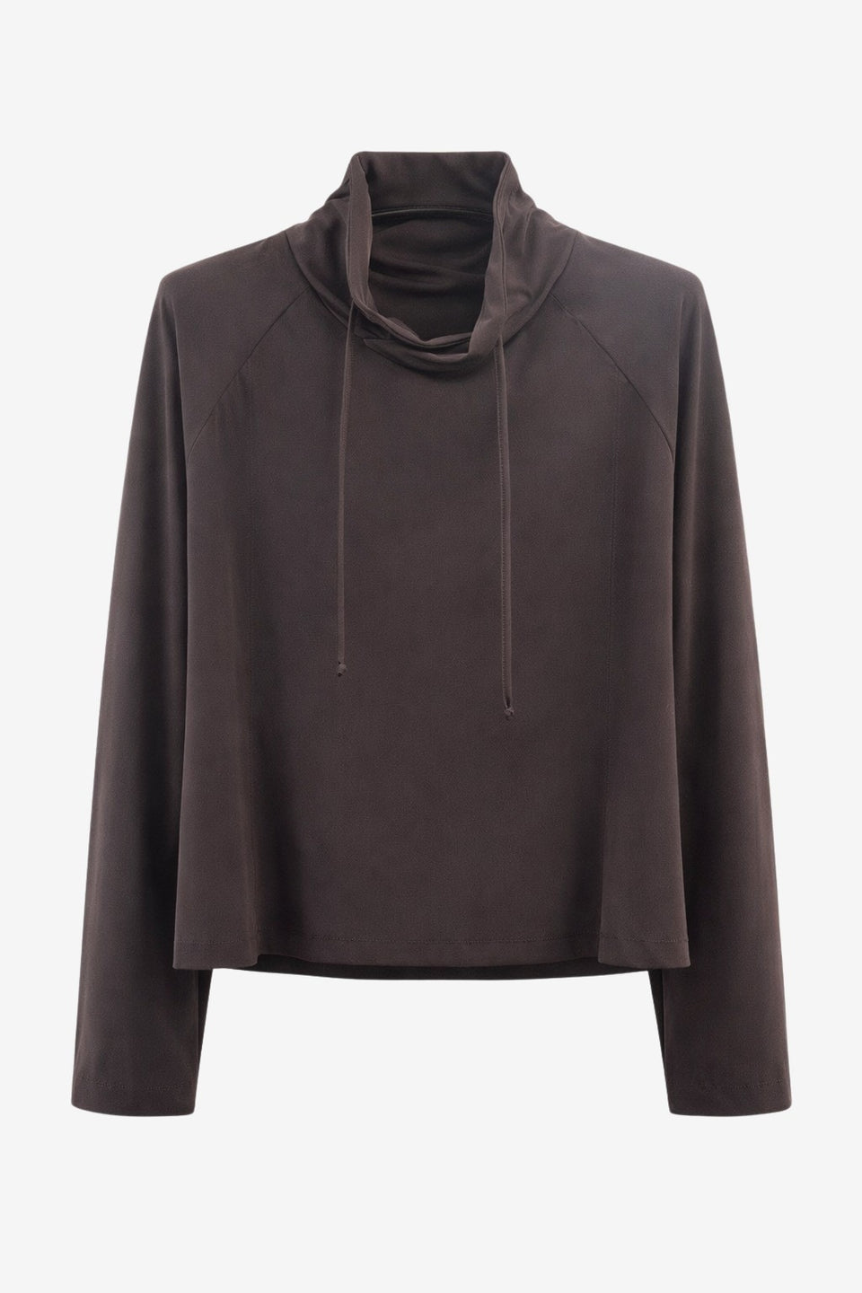 Maren top technical jersey | Chocolate