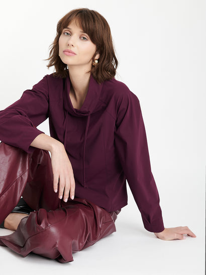 Maren top technical jersey | Cherry