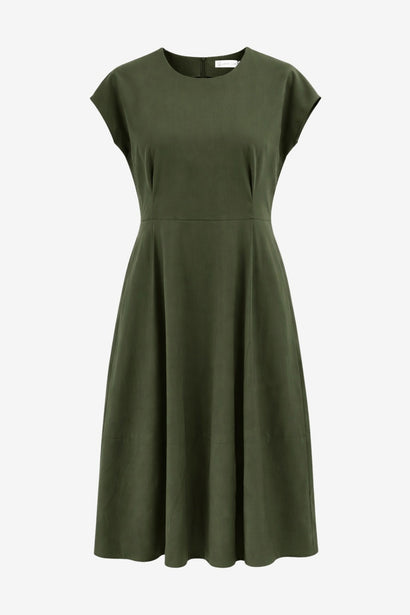 Melva jurk technical jersey | Legergroen