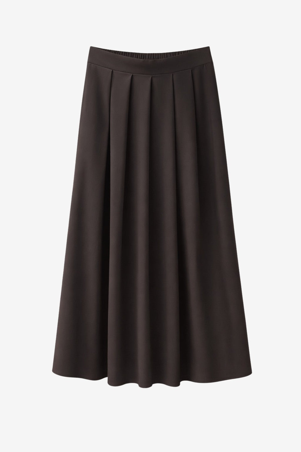 Mercedes skirt technical jersey | Chocolate