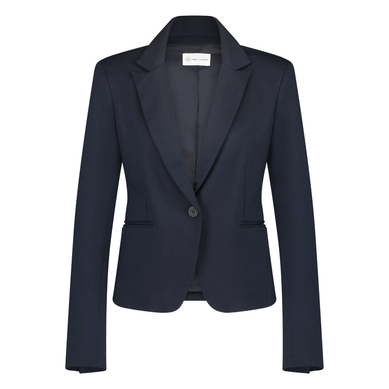 Elvira Blazer Eco Viscose | Blue