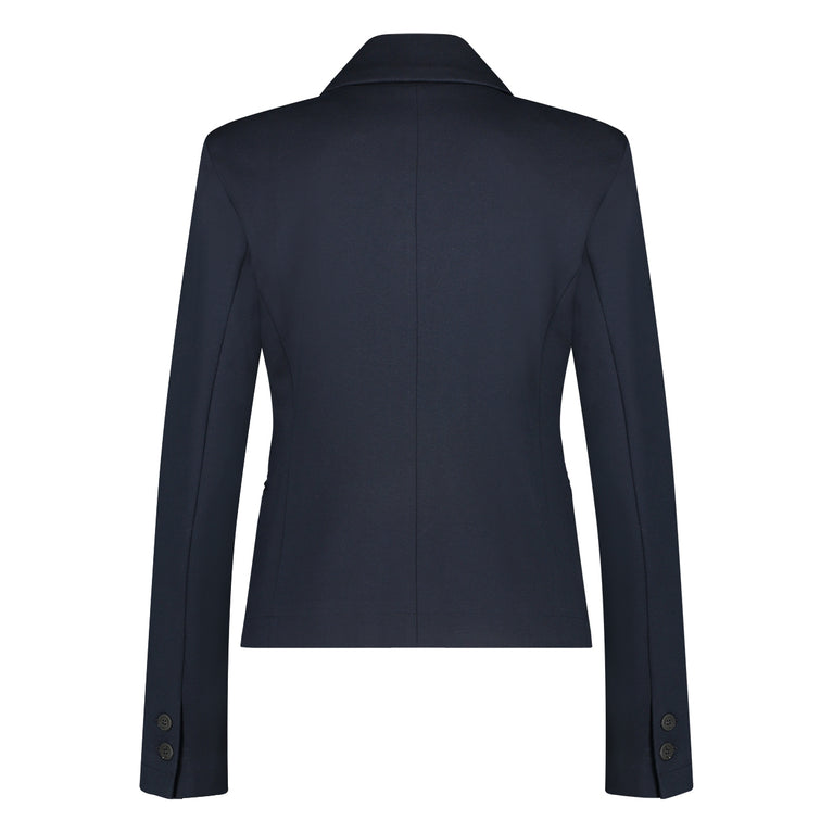 Elvira Blazer Eco Viscose | Blue