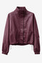 Nerina eco Leer Bomber Jack | Bordo
