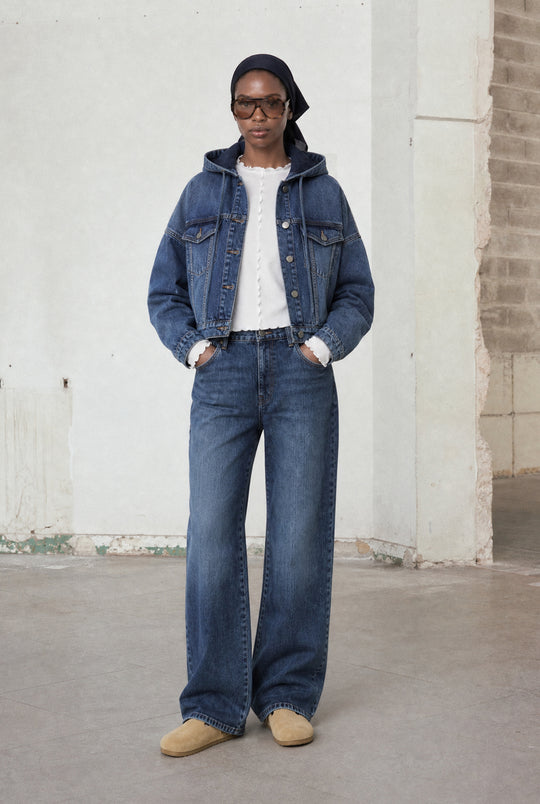 Nevada hood denim jacket