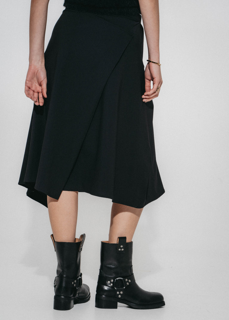 Nicole skirt Sensitive tech fabric | Black