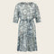 Dress Anna Short/3 Eco Viscose | Multi Blue