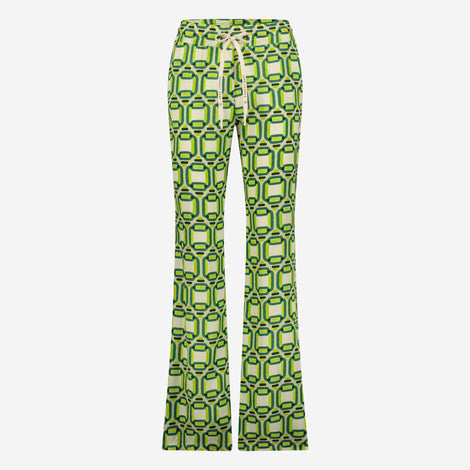 Carola Pants Eco Viscose | Green Lime