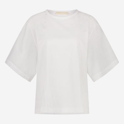 Carry mix cotton top | White