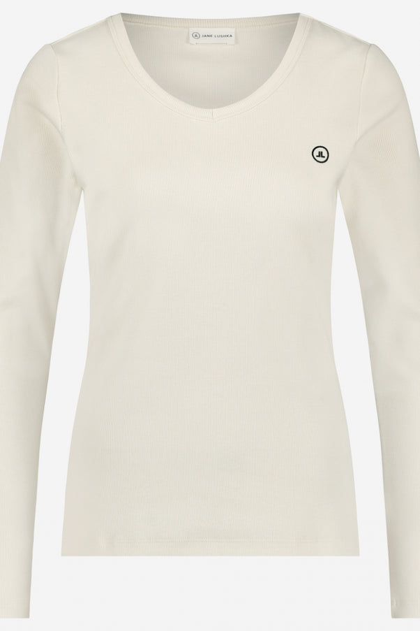T shirt Rib | Ecru