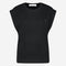 Maria strech viscose logo top | Black