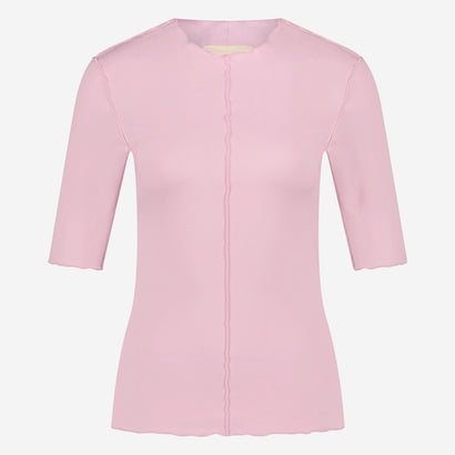 Jordan Top aus Stretch-Viskose | Flamingo