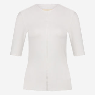 Jordan strech viscose top | White