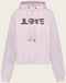 Soft Hoodie Print Organic Cotton | Purple