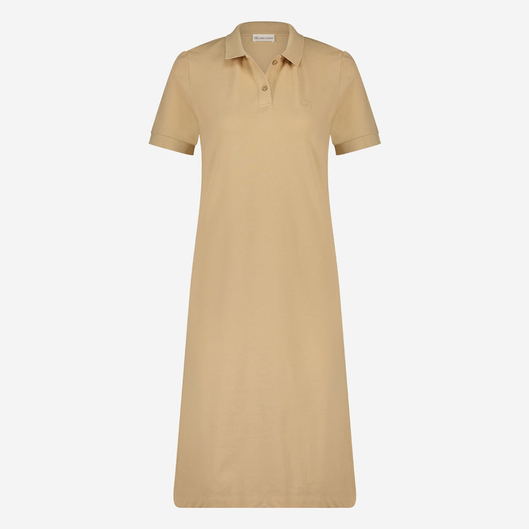 Polo Dress Shirt Organic Cotton | Warm sand