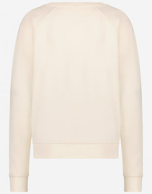 Soft Sweater Logo Organic Cotton | Ecru