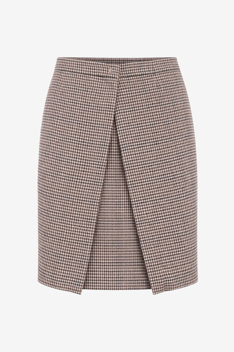 Pastrengo check midi skirt | Multi
