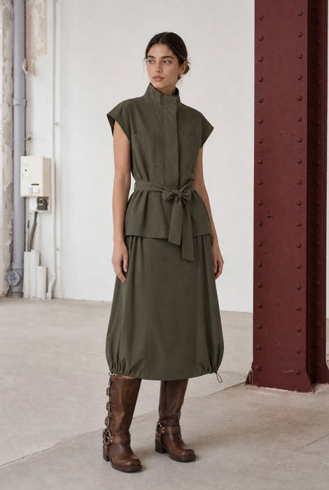 Patricia Weste technical jersey | Army