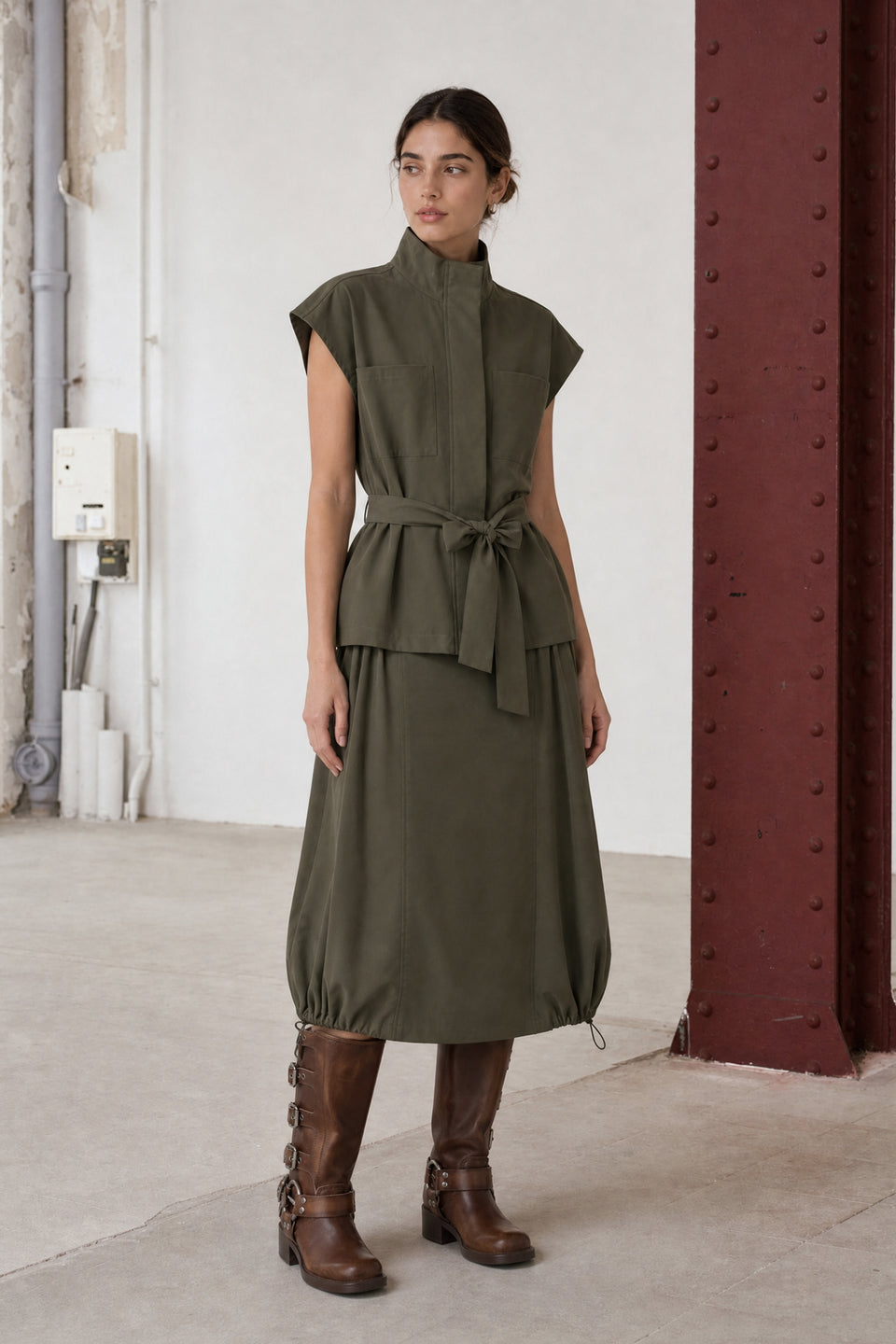 Patricia vest technical jersey | Army